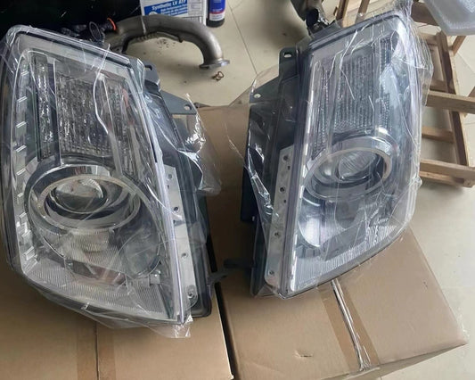 CADILLAC STS EXPORT Bi-XENON HEADLIGHTS PAIR 2pcs SET NEW